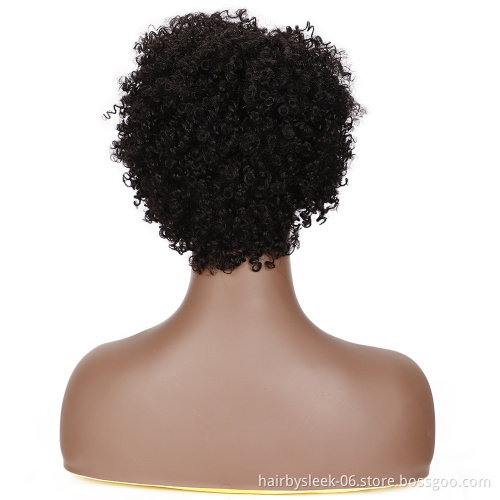 Rebecca Short Jerry Curly Wig Human hair Wigs For Black Women Peruvian Remy Bouncy Curly Bob Human Hair Full Wig Natural Hair